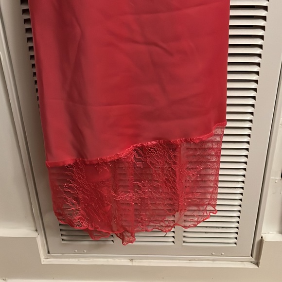 Urban Outfitters Rose Satin Slip Dress - Picture 7 of 11